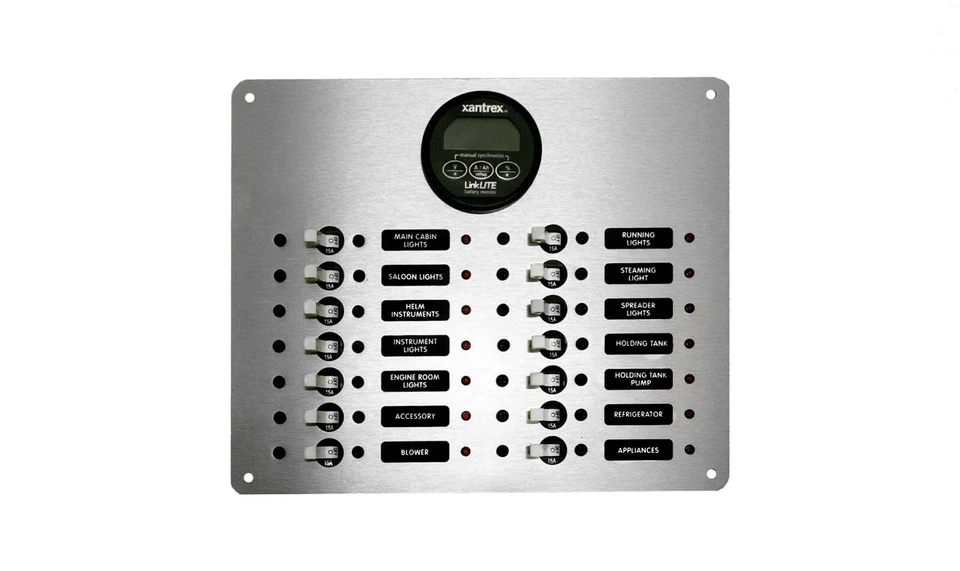 DC Circuit Breaker Panel with Xantrex Linklite Monitor - Image 1 of 1