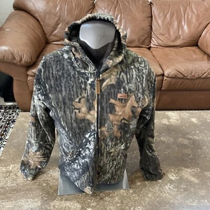 Youth Woolrich Camouflage Camo Fleece Zip Front Jacket Size XL GUC Size 18/20 - Picture 1 of 12