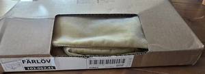 IKEA Färlöv Bezug für Hocker SAMT Djuparp gelb NEU - Bild 1 von 3