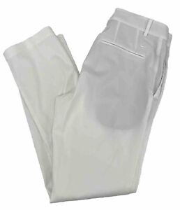 Nike Mens Golf Chino Pants Modern Flex Fit Dri-Fit 833196 100 White 30x32
