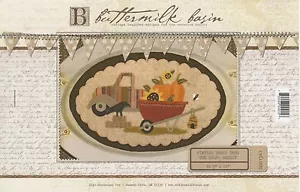 August Vintage Truck thru the Year Wool Appliqué Pattern Buttermilk Basin - Picture 1 of 3