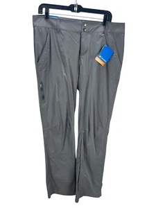 Columbia NWT Womens New Active Fit Straight Leg Pants Size 14 Gray Stretch Outdo - Picture 1 of 9