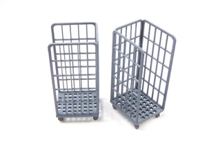 2 x Rollcontainer dunkelgrau 1:32 Zubehör Spur 1 Art.-Nr.: 16032  - Picture 1 of 1