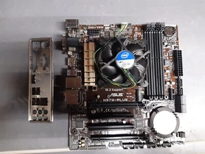 Scheda Madre Asus H97-M PLUS socket lga 1150 ddr3 micro atx motherboar scudo I\O - Foto 1 di 3