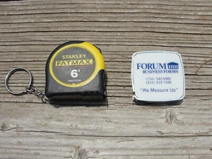 Stanley FATMAX 6 ft. x 1/2 in. Keychain Pocket Tape Measure PLUS 4' Pocket Tape - Picture 1 of 5