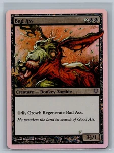 Magic The Gathering Unhinged Bad Ass (Alternate Foil) #49/140 MTG TCG CCG - Picture 1 of 2