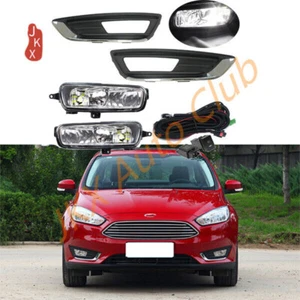 For Ford Focus 2015-18 LED Fog Driving Lights Lamps Harness Switch Kit w/Bulb k - Picture 1 of 14