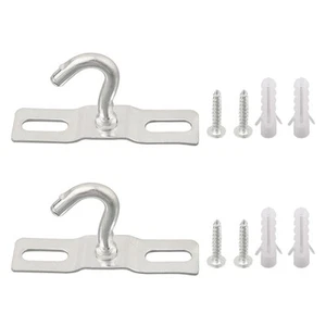 Crochets muraux de plafond robustes en acier inoxydable parfaits pour suspendre - Photo 1 sur 24