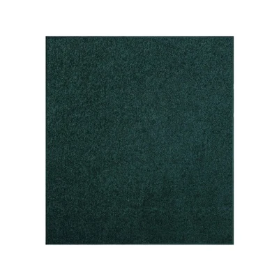 Broadway Collection Solid Color Area Rugs Forest Green - 4 Square, Indoor, St... - Image 1 of 4