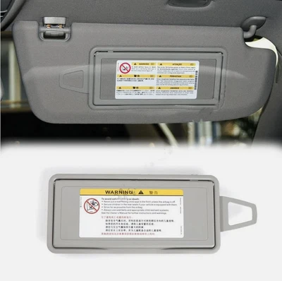 Cubierta de marco de espejo retrovisor parasol izquierdo gris para Mercedes-Benz Clase S W220 1998-2005 Foto 1 de 4