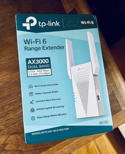 TP-Link AX3000 WiFi 6 Range Extender - Picture 1 of 3