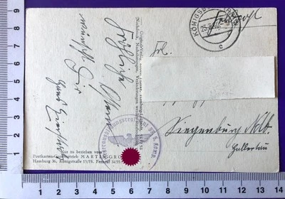 WW2 Feldpost Fliegerausbildungsregiment 33, 5. Komp Königsberg Pr 1940 AK Humor - Bild 1 von 4