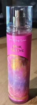Spray vaporizador corporal fragancia fina Bath & Body Works Pink Tie Dye 8 oz/236 ml #H4-2 Foto 1 de 4