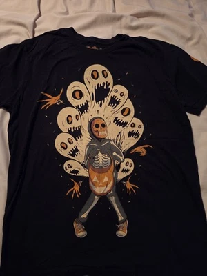 Seventh Ink Ghoul's Fright 男式大号衬衫万圣节  — 第 1/2 张图片