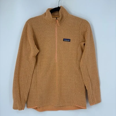 Patagonia R1 Air Zip-Neck Jacket Vivid Apricot Size Small - Image 1 of 4