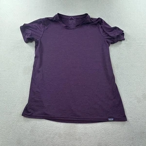 Patagonia Shirt Womens Small Purple Capilene Cool Daily Performance Tee Athletic - Picture 1 of 7