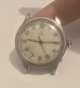 Vintage WW2 US Army OMEGA 2179/4 Cal 30 T2 SC Military Men’s Watch READ DESC - Picture 1 of 19