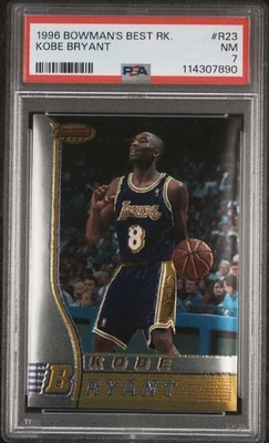 1996-97 Bowman's Best - Kobe Bryant - #R23 Rookie PSA 7 Near Mint - Fresh Grade - Image 1 of 2