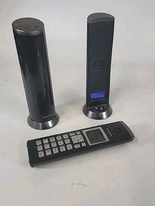 Panasonic PNLC1080 Combinés sans fil jumeaux avec berceaux de charge - Photo 1/14