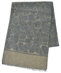 Brooks Brothers Stoles NavyxBeige(Paisley) 2200609702093 - Picture 1 of 3