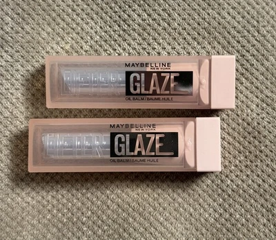 Maybelline Lippenbalsam Lifter Glaze Oil Balm 005 Peach und 006 Caramel 2 St.NEU - Bild 1 von 3