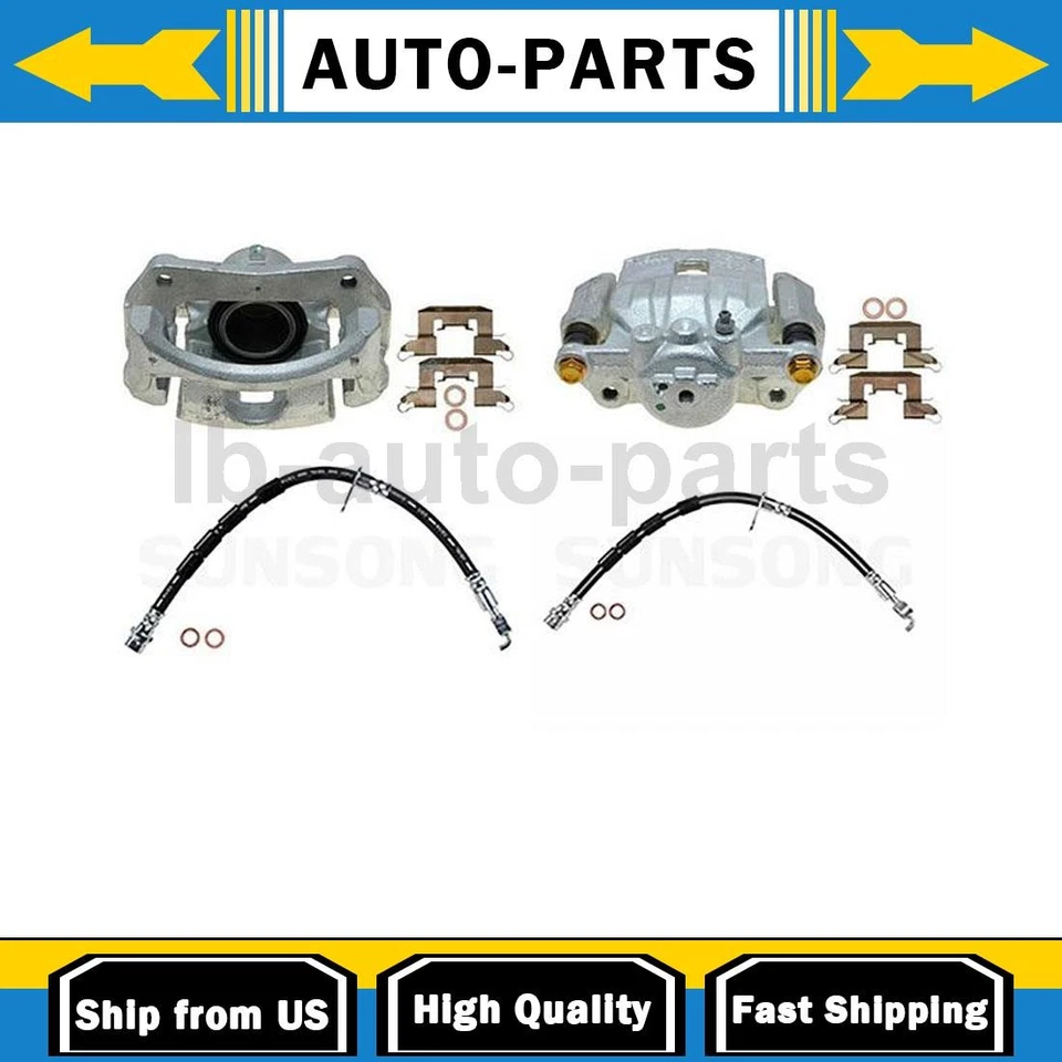 Pinza de freno delantera con mangueras lado conductor pasajero se adapta a Ford Fiesta 1,6 L Foto 1 de 4