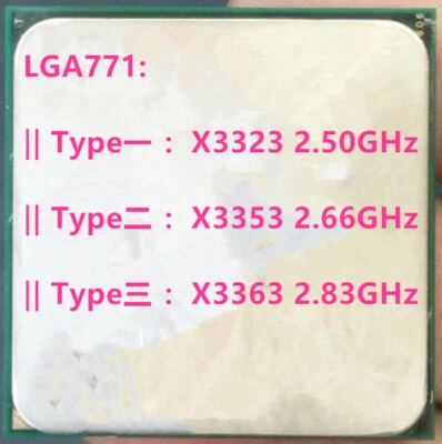 Intel Xeon Quad-Core X3323 X3353 X3363 LGA771 Desktop CPU - Image 1 of 4