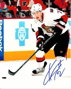 KYLE TURRIS OTTAWA SENATORS AUTOGRAPHED SIGNED 8X10 PHOTO COA - Picture 1 of 1