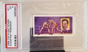 1959 Top Flight Stars SUGAR RAY ROBINSON #11 BOXING HOF PSA 5 Card Vintage RARE - Picture 1 of 3