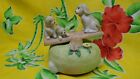  Puppies on MOVING  Teeter Totter Music Box  "A SPOON FULL OF SUGAR"  VERY CUTE 