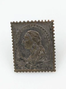 Copper/Zinc 2 Cent Postage Stamp w/Kickstand On Back - Picture 1 of 2