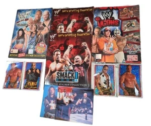 WWF WWE - Official Sticker Album Bundle Joblot 00s A40 - Picture 1 of 12