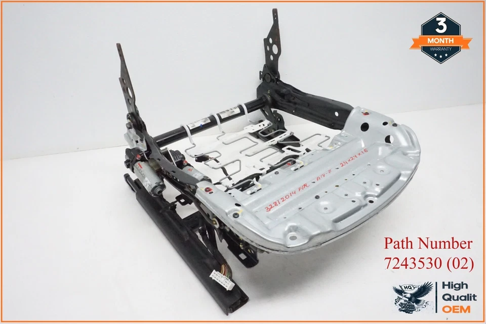 2013-2018 BMW 328I F30 FRONT RIGHT PASSENGER LOWER SEAT TRACK RAIL FRAME OEM - Image 1 of 4