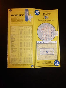 Carte michelin 75 bordeaux tulle 1964 - Picture 1 of 1