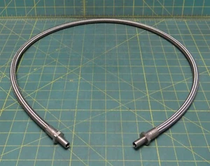 43" Weatherhead H24304 PTFE Hose Stainless Steel Braid w/ Male Compression End - Picture 1 of 6