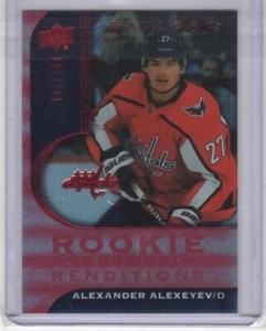 Alexander Alexeyev 20-21 UD Trilogy Rookie Renditions Red /799 #RR-25 Capitals - Imagen 1 de 1