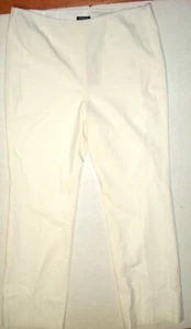 Womens Worth New York NWT $498 12 Pant Wool Lined Work Off White Office Tall 34" - Picture 1 of 6