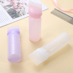 4 Pcs Tools Salon Graduated Scale Hair Care Applicator Bottles Hair Oil Bottles - Picture 1 of 11