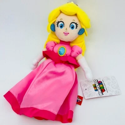 Muñeca de peluche Super Nintendo World 11" Princesa Melocotón Universal Studios Mario Bros Foto 1 de 4