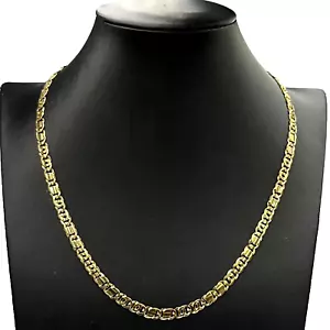Halskette Vintage 80er Jahre Herren aus Gold Massiv 18K Made in Italy - Bild 1 von 10