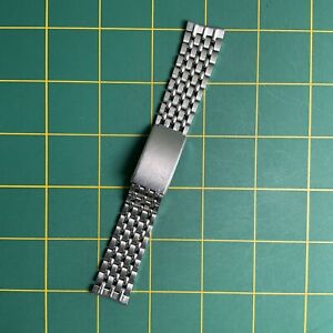 VINTAGE 18MM CITIZEN BEADS WATCH BRACELET / BAND STAINLESS STEEL
