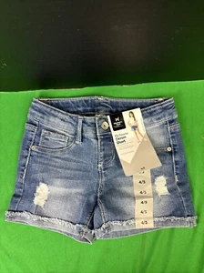 Member's Mark Girls My Favorite Denim Short Size 4/5 Destruction - Picture 1 of 3
