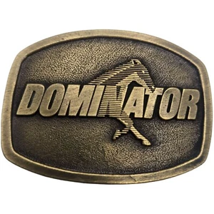 Dominator Horse Belt Buckle Farmland Radial Tires Advertising Promo Vintage - Picture 1 of 8