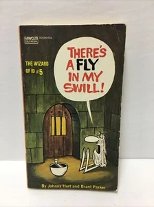1973 There's a Fly in My Swill by Johnny Hart Brant Parker The Wizard of ID - Picture 1 of 12