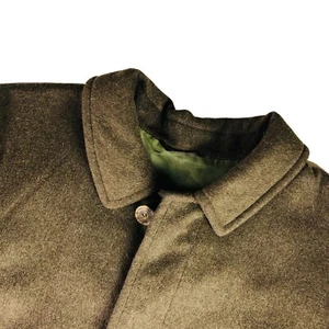 Hugo Boss Men’s Wool Blend Trench/Overcoat Brown • Size 50 Short - Picture 1 of 11