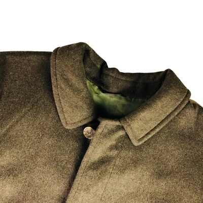 Hugo Boss Men’s Wool Blend Trench/Overcoat Brown • Size 50 Short - Image 1 of 4