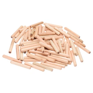 1/4 Wooden Dowel Pins, 212 Pcs M6x40mm Wood Dowel Pins Hardwood Pegs - Picture 1 of 6