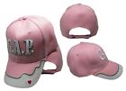 God Answers Prayers Embroidered Jesus Christ Ball Cap Hat 814 (Pink) CAP814