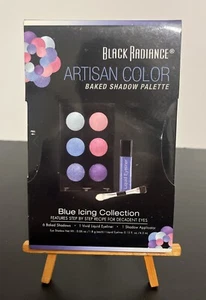 Black Radiance Artisan color baked shadow palette blue icing collection - Picture 1 of 3