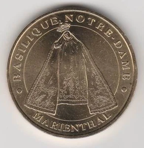 A 2001 TOKEN MEDAILLE SOUVENIR MDP - 67 240 Nr. 1 Marienthal Basilika Notre-Dame - Bild 1 von 2